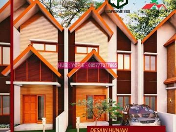 di jual rumah murah desain villa di bandung banjaran