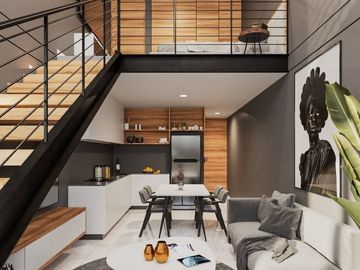 Departamentos(Loft B) en Venta en Malta en Temozón Norte