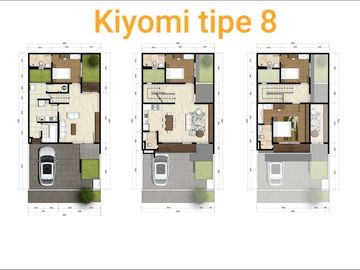 Rumah 3 lantai hoek elegan dan mewah Kiyomi the Zora BSD