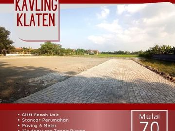 Cocok Investasi Tanah Dekat Exit Tol Manisrenggo Klaten
