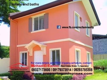 House and Lot For Sale in Angono Binangonan - CAMELLA MEADOWS – BELLA HOUSE MODEL