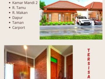TERMURAH, Siap HUNI rumah etnik 1 lantai dekat pusat kota.