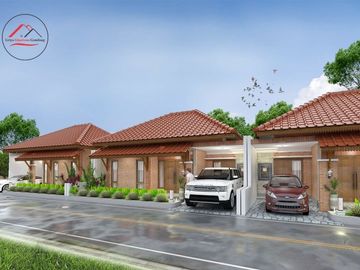 TERMURAH, Siap HUNI rumah etnik 1 lantai dekat pusat kota.