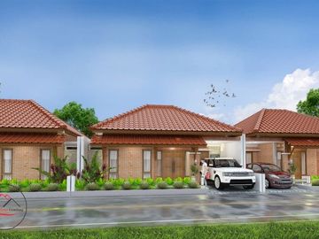 TERMURAH, Siap HUNI rumah etnik 1 lantai dekat pusat kota.