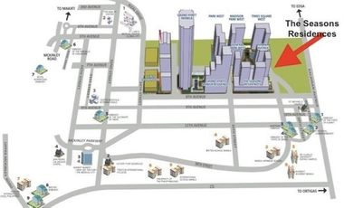 1BEDROOM WITH PARKING FOR SALE NEAR UPTOWN MALL