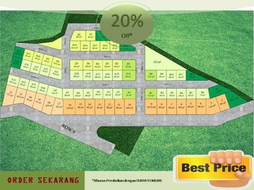 Rumah Dijual di Malang Tipe 75/90 Free Biaya Dekat Kampus