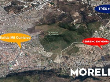 Terreno en venta, en Morelia, Salida a Mil Cumbres