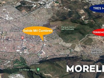 Terreno en venta, en Morelia, Salida a Mil Cumbres