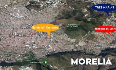 Terreno en venta, en Morelia, Salida a Mil Cumbres