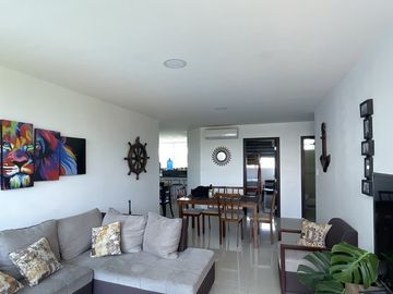 Punta Centinela: Amplio departamento con 3 dormitorios, membresía del club, en venta.