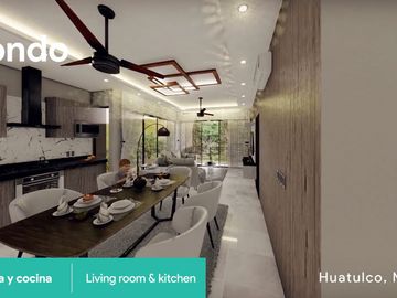 Condo en preventa en Santa Cruz, Huatulco, Oaxaca.