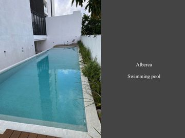 Departamento con alberca, area de asador, centro de negocios, concierge, venta V