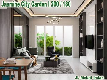 RUMAH DIJUAL DI JASMINE CITY GARDEN HANYA 5 MENIT DARI SWALAYAN JUMBO MART