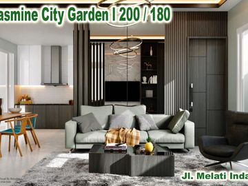 RUMAH DIJUAL DI JASMINE CITY GARDEN HANYA 5 MENIT DARI SWALAYAN JUMBO MART