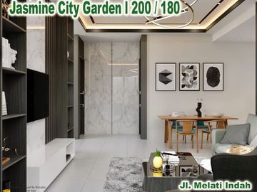 RUMAH DIJUAL DI JASMINE CITY GARDEN HANYA 5 MENIT DARI SWALAYAN JUMBO MART