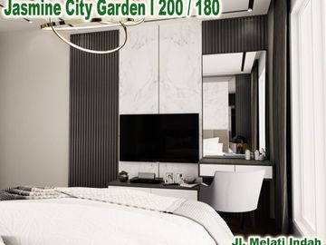 RUMAH DIJUAL DI JASMINE CITY GARDEN HANYA 5 MENIT DARI SWALAYAN JUMBO MART