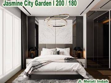 RUMAH DIJUAL DI JASMINE CITY GARDEN HANYA 5 MENIT DARI SWALAYAN JUMBO MART