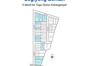 Tanah Dekat Jalan Raya Karanganyar Pekalongan, Harga 60 Jt-an