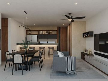 Departamentos de 2 recámaras en preventa en UKANA, Cholul Yucatán