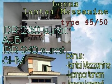 Rumah moden, murah, SHM, Depok