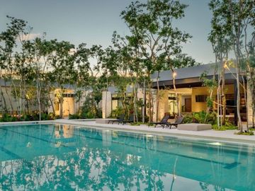 Casa con alberca privada, Jardin y cocina equipada, residencial de lujo con amen