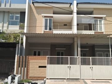 Rumah Minimalis 2 Lantai Rungkut Asri Row Jalan 3 Mobil