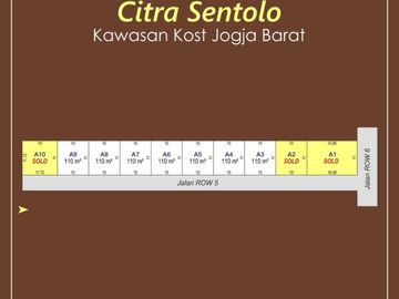 Keluarga Bahagia Miliki SHM: Dijual Tanah Kavling Citra Sentolo-Jogja, LD 10 Meter