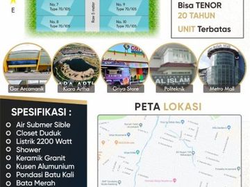 Diskon 50jt, Cluster elit modern pusat kota: Arcamanik Bandung