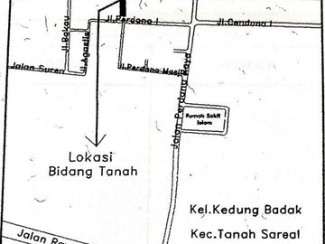 Tanah Dijual di Tanah Sareal, Bogor, Jawa Barat