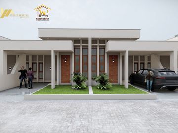 RUMAH MODERN MINIMALIS PALING BEDA DI GUNUNGKIDUL