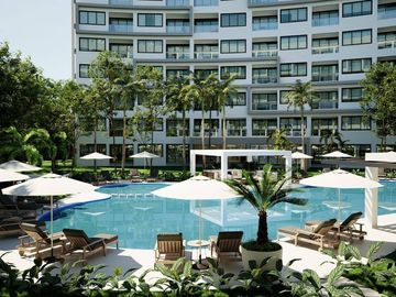 Condominio con lock off, terraza, bodega y cuarto de lavado,con vista al bosque,