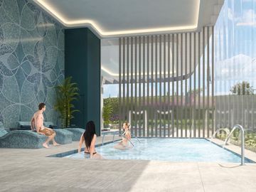 Departamento con spa, area de niños, parque para perros, coworking, gimnasio, ci