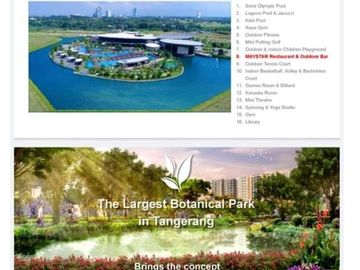 Marigold - Apartemen Siap Huni dengan Botanical Garden di Pusat BSD