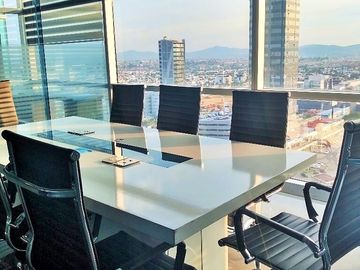 OFICINA EN VENTA AMUEBLADA DE 118m2 PISO 15 EN TORRE JV3, ZONA ANGELÓPOLIS!!