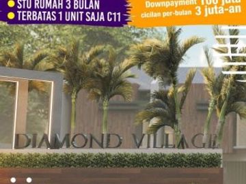 Hunian residen type 42 luas tanah 7,5 x 10 dekat bandara stu 3 bulan