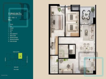 DEPARTAMENTO EN PRE-VENTA ZONA SANTA MARIA MONTERREY