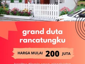 Full furniture, free biaya SHM, grand duta rancatungku bandung
