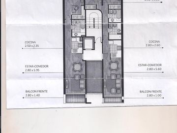 Departamento 1 Dormitorio Externo