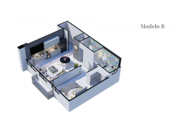 VENTA APARTAMENTO ESTUDIO A ESTRENAR CALLE 50  EN THE GRAY 48M2