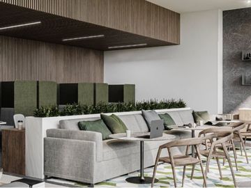Departamento con bosque privado, cine, muro de escalar, parque para perros, jueg