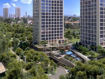 Departamento con bosque privado, cine, muro de escalar, parque para perros, jueg