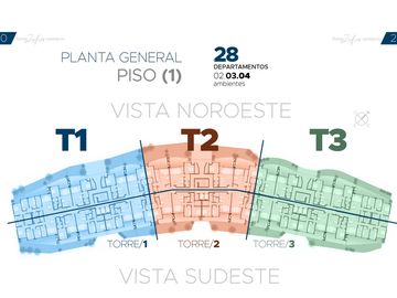 Torres Zafiro Nordelta: Departamento 2 ambientes