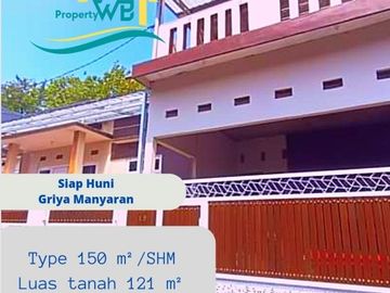 Rumah Siap Huni Manyaran Jalan Lebar Bikin Nyaman Aktifitas