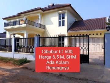 Rumah Mewah Cibubur Depok Luas Tanah 600 m2 + Kolam Renang