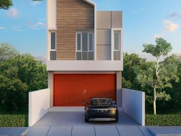 Rumah Exclusive 2 Lantai Bonus Roftop Dan Kolam