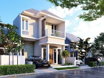Rumah Exclusive 2 Lantai Bonus Roftop Dan Kolam