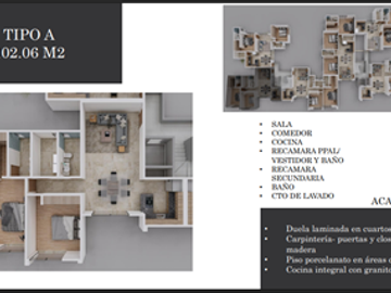 VENTA DE DEPARTAMENTOS EN TORRE TIPO A Y E LOMAS CUARTA SLP