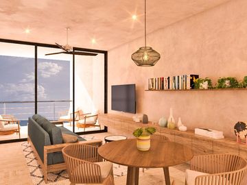 DEPARTAMENTO EN VENTA EN MERIDA, EN LA PLAYA CON AMENIDADES, UBICADOS EN TELCHAC