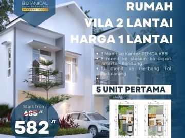Rumah 2 Lantai Strategis Dekat Kantor Bupati Bandung Barat