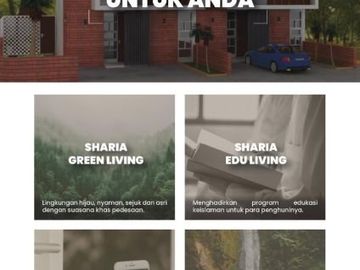 Rumah Syariah type 45/103, hanya 400jutaan gratis Smarthome dekat wisata Curug Gn Bunder Bogor